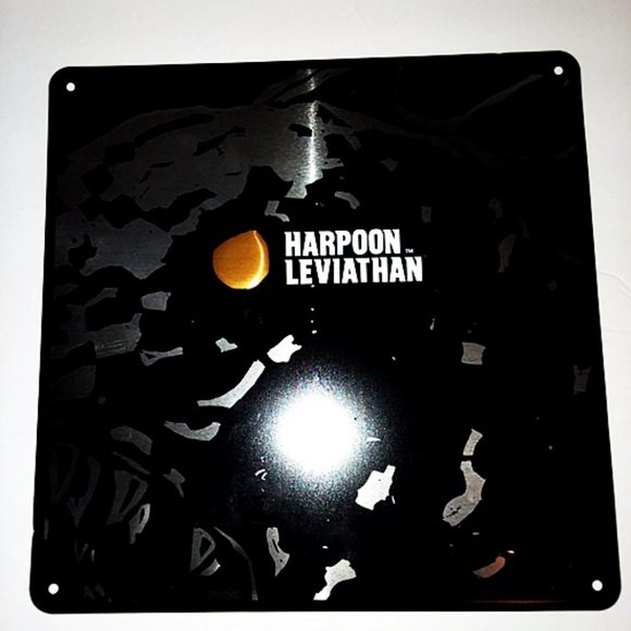 HARPOON LEVIATHAN TIN SIGN - Picture 1 of 4